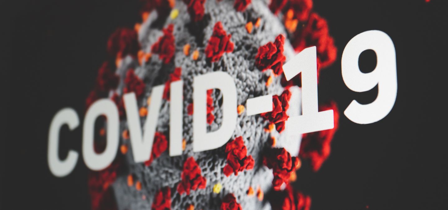 3D Grafik des SARS-CoV-2 / COVID-19 Virus